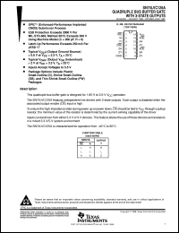 Click here to download SN74LVC125ADBR Datasheet