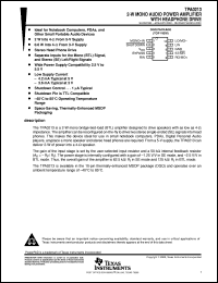 Click here to download TPA0213DGQR Datasheet