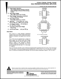 Click here to download LT1013DP Datasheet