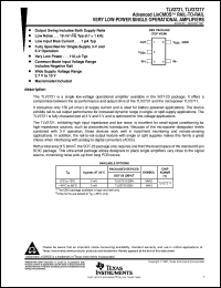 Click here to download TLV2721IDBVR Datasheet