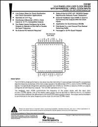 Click here to download CDC582PAH Datasheet