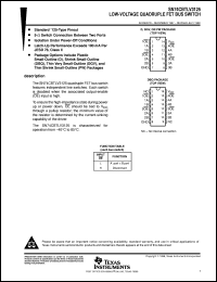 Click here to download SN74CBTLV3125DBQR Datasheet