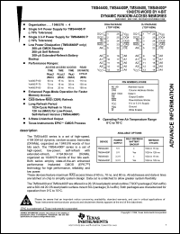 Click here to download TMS46400PDGA-60 Datasheet