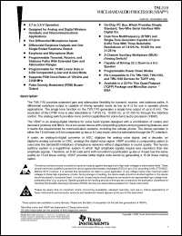 Click here to download TWL1110GQE Datasheet