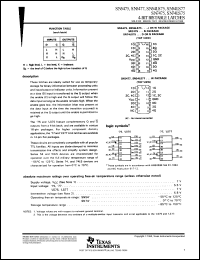 Click here to download SN7475N Datasheet