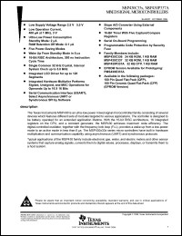 Click here to download MSP430C337 Datasheet