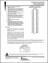 Click here to download SN54ABT16640WD Datasheet