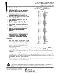 Click here to download SN54ABTH16823WD Datasheet