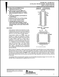 Click here to download SN54BCT652JT Datasheet