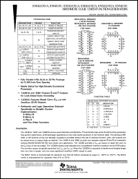 Click here to download SN54LS382AFK Datasheet