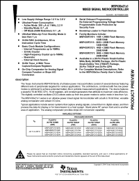 Click here to download MSP430F2121IDW Datasheet