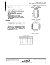 Click here to download 54AC11020 Datasheet