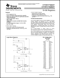 Click here to download CY74FCT162823TTSSOP Datasheet