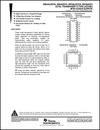 Click here to download SN54ALS373AJ Datasheet