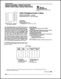 Click here to download CD54ACT573 Datasheet