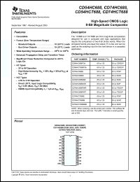 Click here to download CD54HCT688 Datasheet