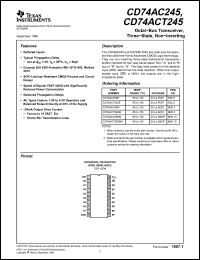 Click here to download CD74ACT245 Datasheet