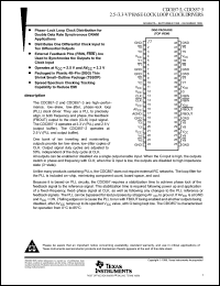 Click here to download CDC857-3 Datasheet