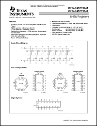 Click here to download CY74FCT574TDIP Datasheet