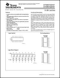 Click here to download CY74FCT2373T Datasheet