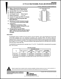 Click here to download MAX3232IDW Datasheet