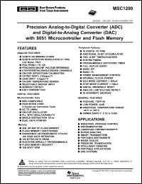 Click here to download MSC1200Y3PFBR Datasheet