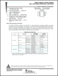 Click here to download NE5532DR Datasheet