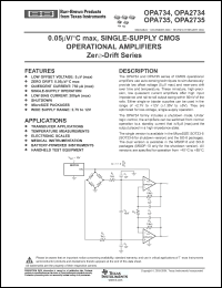 Click here to download OPA2734AIDGST Datasheet