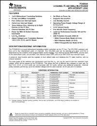 Click here to download PCA9544ADGVT Datasheet