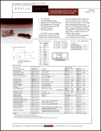 Click here to download PT6312 Datasheet