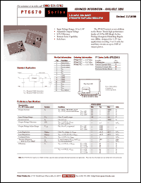 Click here to download PT6673 Datasheet