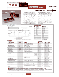 Click here to download PT6715 Datasheet