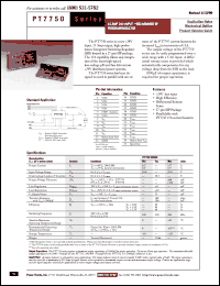 Click here to download PT7751 Datasheet