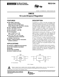 Click here to download REG104GA-2.5 Datasheet