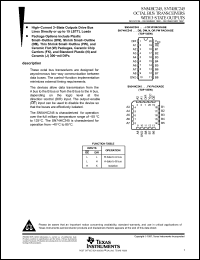 Click here to download SN54HC245 Datasheet