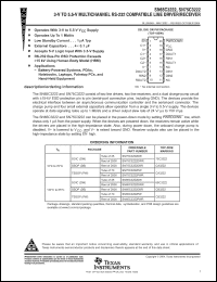 Click here to download SN65C3222DW Datasheet