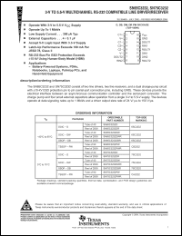 Click here to download SN75C3232DWRE4 Datasheet