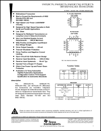 Click here to download SN65LBC176JG Datasheet