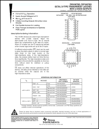 Click here to download SNJ54AC563FK Datasheet