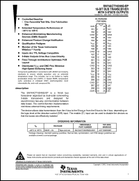 Click here to download SN74ACT16245QDLREP Datasheet