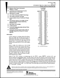 Click here to download SN74ACT7806DL Datasheet