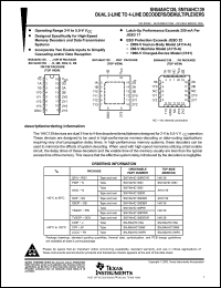 Click here to download SN74AHC139DRE4 Datasheet