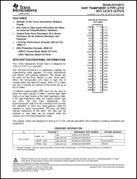 Click here to download SN74ALVCH162373KR Datasheet