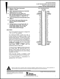 Click here to download SN74ALVCH16952DGG Datasheet