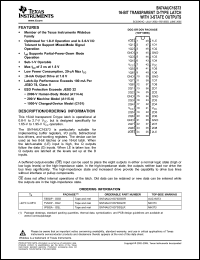 Click here to download SN74AUC16373DGGR Datasheet