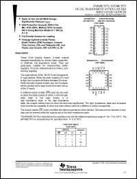 Click here to download SN74BCT573 Datasheet