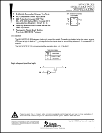 Click here to download SN74CBTD1G125DCK Datasheet