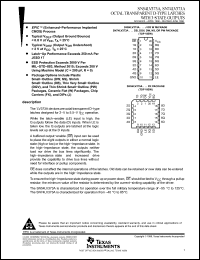 Click here to download SN74LV373ANS Datasheet