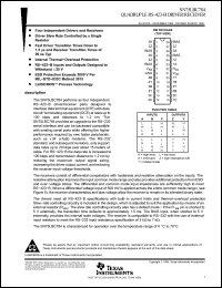 Click here to download SN75LBC784 Datasheet