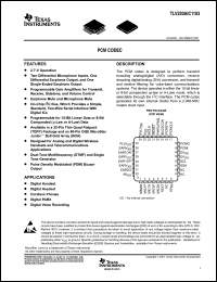 Click here to download TLV320AIC1103 Datasheet